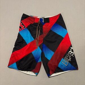 Billabong Parko Swim Trunks Boardshorts 32 32x10 Multicolor Surfing Casual Beach